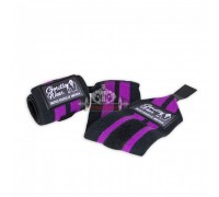 Женские кистевые бинты Gorilla Wear Black/Purple