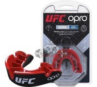 Капа OPRO Junior Silver UFC Hologram Black/Red (art. 002265002) 