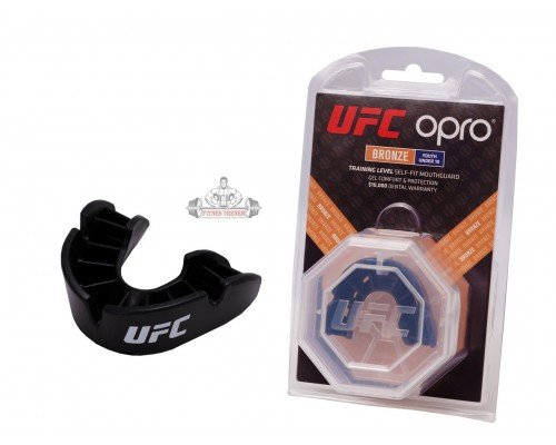 Капа OPRO Junior Bronze UFC Hologram Black (art. 002264001) 