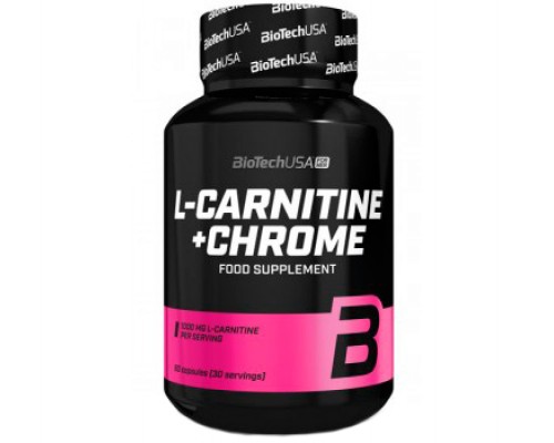 Жиросжигатель L-Carnitine + Chrome (60 капсул) BioTech USA