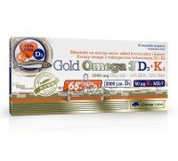 Витамины Olimp Gold Omega 3 D3+K2 30 капсул  