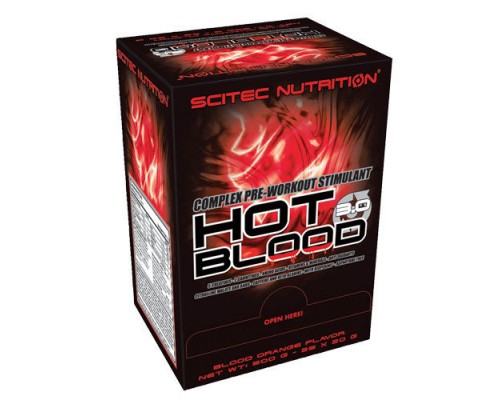 Предтренировочный комплекс Scitec Nutrition Hot Blood 3.0 20 г