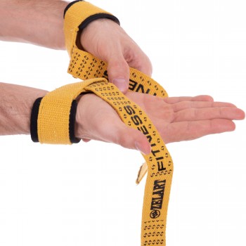 Лямки (ремешки) для становой тяги Zelart VL-3379 2шт оранжевый Лямки (ремешки) для становой тяги Zelart VL-3379 2шт оранжевый