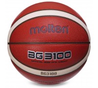 М'яч баскетбольний Composite Leather №6 MOLTEN B6G3100 помаранчевий