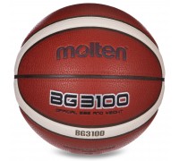 М'яч баскетбольний Composite Leather MOLTEN B7G3100 №7 помаранчевий