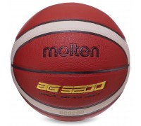 М'яч баскетбольний Composite Leather №7 MOLTEN B7G3200 коричневий