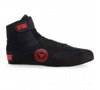 Обувь для становой тяги Боксерки замшевые FISTRAGE VL-8483 Черно-красные