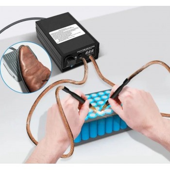 Портативный аппарат точечной сварки 8000W Со съемными электродами для аккумуляторов 18650