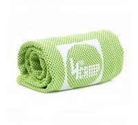 Охолоджувальний рушник для фітнесу та спорту 4CAMP з мікрофібри CT01 зелений 100*30см.