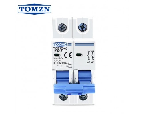 Автоматичний вимикач постійної напруги 2P DC 1000V MCB 63A TOMZN 