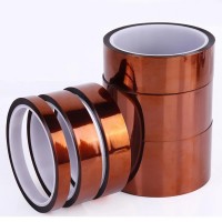 Kapton\каптон лента термостойкая 40 мм 0,05 мм 33 м| Полиимидный скотч для электроники и ремонта