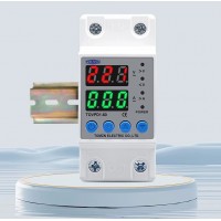 Реле защиты от перенапряжения и пониженного напряжения TOMZN TOVPD1-63 60A DIN-рейка 230V с дисплеем
