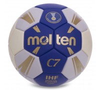М'яч для гандболу MOLTEN C7 H2C3500 №2 PVC синій