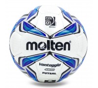 М'яч для футзалу MOLTEN Vantaggio 4800 F9V4800 №4 білий-синій