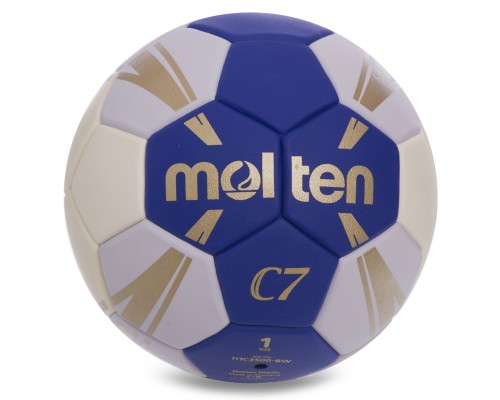 М'яч для гандболу MOLTEN C7 H1C3500 №1 PVC синій