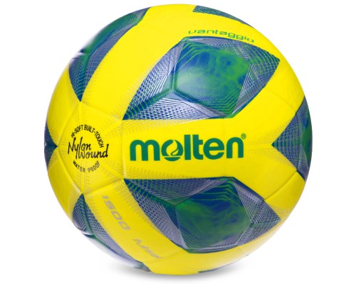 М'яч для футзалу MOLTEN F9A1500LB №4 PVC білий-синій