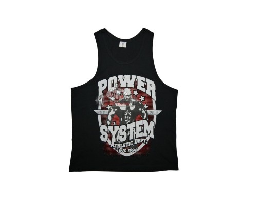 Майка для фитнеса и бодибилдинга Power System PS-8001 Elite Squad Black