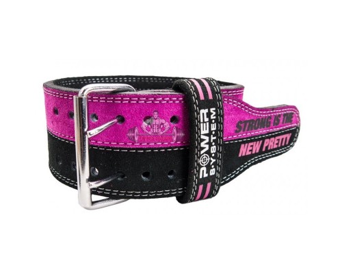 Пояс Powerlifting Power System PS-3850 Strong Femme Black/Pink 