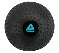 Слэмбол мяч набивной для кроссфита и фитнеса Slam Ball LiveUp LP8105-8 8кг черный