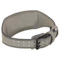 Пояс атлетический кожаный FISTRAGE VL-5154 спинка-15см размер-S-XL серый Серый