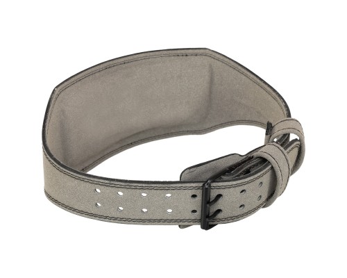 Пояс атлетический кожаный FISTRAGE VL-5154 спинка-15см размер-S-XL серый Серый