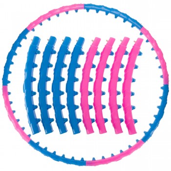 Обруч массажный Хула Хуп SP-Planeta Hula Hoop DYNAMIC JIESEN HOOP JS-6011 8 секций розовый-синий Обруч массажный Хула Хуп SP-Planeta Hula Hoop DYNAMIC JIESEN HOOP JS-6011 8 секций розовый-синий