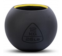 Гиря-колокол чугунная окрашенная BALL BELL LiveUp LP8047-26LB вес 12кг черный