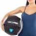 Мяч набивной медицинский для кроссфита WALL BALL LiveUp LP8100-5 5кг черный-серый Мяч набивной медицинский для кроссфита WALL BALL LiveUp LP8100-5 5кг черный-серый