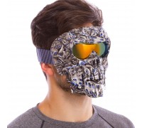 Защитная маска SP-Sport MZ-5 Черный-белый