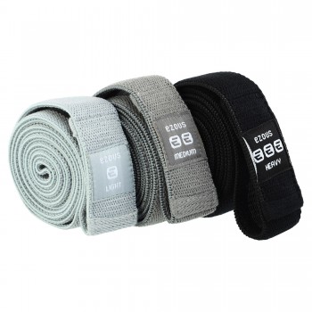 Набор резинок тканевых для упражнений ленты сопротивлений 3шт RESISTANCE STRAP EZOUS K-04 Набор резинок тканевых для упражнений ленты сопротивлений 3шт RESISTANCE STRAP EZOUS K-04