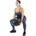 Мяч набивной медицинский для кроссфита WALL BALL LiveUp LP8103-8 8кг черный