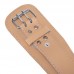 Пояс атлетический кожаный Zelart SB-165351 спинка-15см размер L бежевый