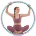Обруч массажный Хула Хуп SP-Planeta Hula Hoop DOUBLE GRACE MAGNETIC JS-6019 8 секций сиреневый-голубой