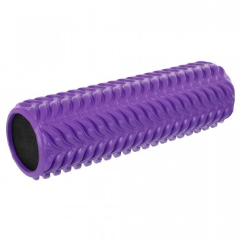 Роллер массажный цилиндр (ролик мфр)  заполненный пеной 45см Grid Line Roller SP-Sport FI-9392 Фиолетовый Роллер массажный цилиндр (ролик мфр)  заполненный пеной 45см Grid Line Roller SP-Sport FI-9392 Фиолетовый