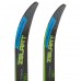 Лыжи беговые детские в комплекте с палками Zelart SK-0881-90B Черный-салатовый-оранжевый