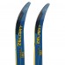 Лыжи беговые детские в комплекте с палками Zelart SK-0881-90B Черный-салатовый-оранжевый