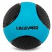 Мяч медицинский медбол Medicine Ball LiveUp LP8112-4 4кг черный-синий