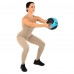 Мяч медицинский медбол Medicine Ball LiveUp LP8112-4 4кг черный-синий