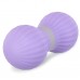 Мяч массажный двойной для МФР и самомассажа Duoball SP-Sport FI-0728 ø6,5см Сиреневый
