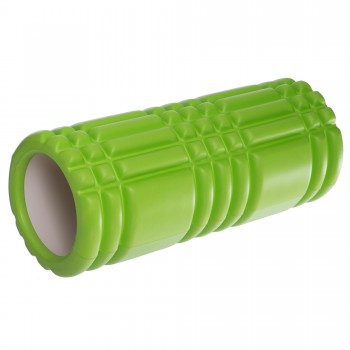 Роллер массажный цилиндр (ролик мфр) 33см Grid 3D Roller SP-Sport FI-6277 Салатовый