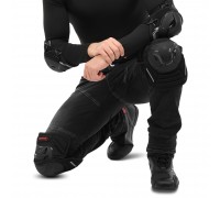 Комплект мотозащиты наколенники и налокотники SCOYCO K46H46 M-L черный Черный