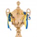 Кубок спортивный с ручками и крышкой SP-Sport GREAT C-4060D высота 34см золотой