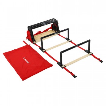 Координационная лестница дорожка с барьерами STAR SA360 5м черный