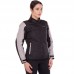 Мотокуртка с защитой женская NERVE 653-1 S-3XL черный-серый