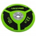 Бамперные диски полиуретановые Bumper Plates LiveUp LP8027-10 ø50.5мм 10кг зеленый-черный