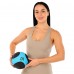 Мяч медицинский медбол Medicine Ball LiveUp LP8112-1 1кг черный-синий