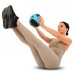 Мяч медицинский медбол Medicine Ball LiveUp LP8112-1 1кг черный-синий