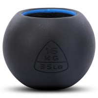 Гиря-колокол чугунная окрашенная BALL BELL LiveUp LP8047-35LB вес 16кг черный