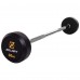 Штанга фиксированная прямая обрезиненная Zelart Rubber Coated Barbell TA-2685-30 длина-95см 30кг черный