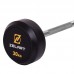 Штанга фиксированная прямая обрезиненная Zelart Rubber Coated Barbell TA-2685-30 длина-95см 30кг черный